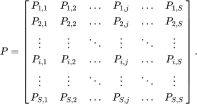 Markov Transition Matrix